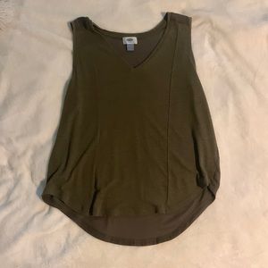 Dark green tank top